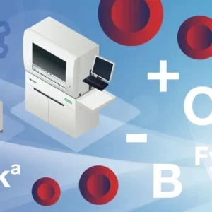 Automated blood typing and screening system